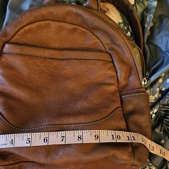 💫FRYE Brown Leather Backpack - Picture 6 of 9